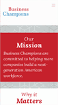 Mobile Screenshot of businesschampions.org